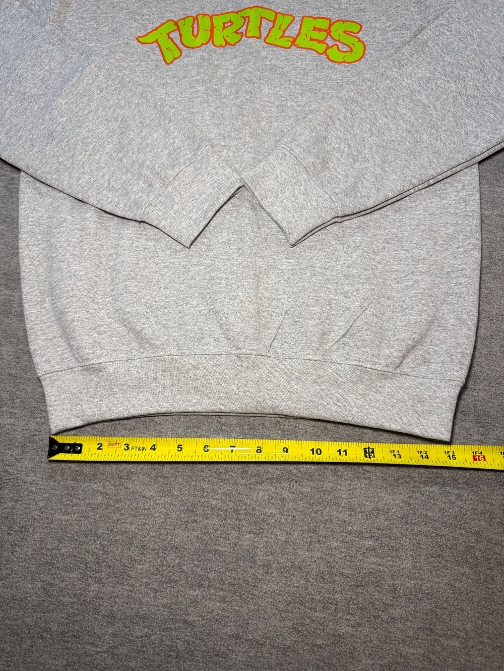 Teenage Mutant Ninja Turtles Crewneck Sweatshirt Gray Small Halloween Graphic - Picture 2 of 10